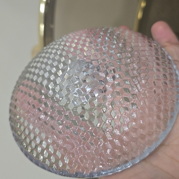 1988 Holmegaard Trigona Tapper Candle Holder Vtg. Glass - Picture 3 of 6